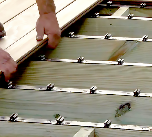 Kebony® Step-Clip™ Strips with Nails-image