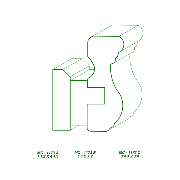MC-1173C (3/4 x 2-3/4")-image