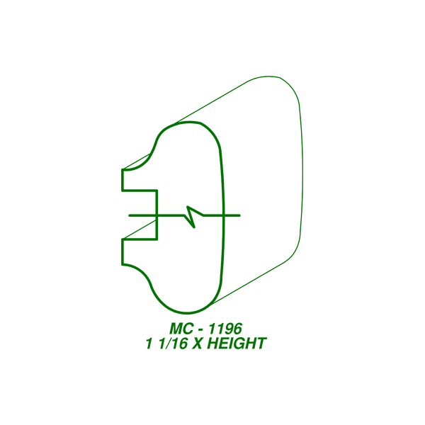 MC-1196 (1-1/16" x HEIGHT)-image