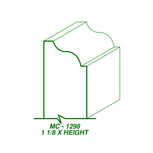 MC-1298 (1-1/8" x HEIGHT)-image