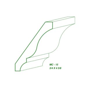 MC-15 Crown STOCK (3/4 x 4-3/8")-image