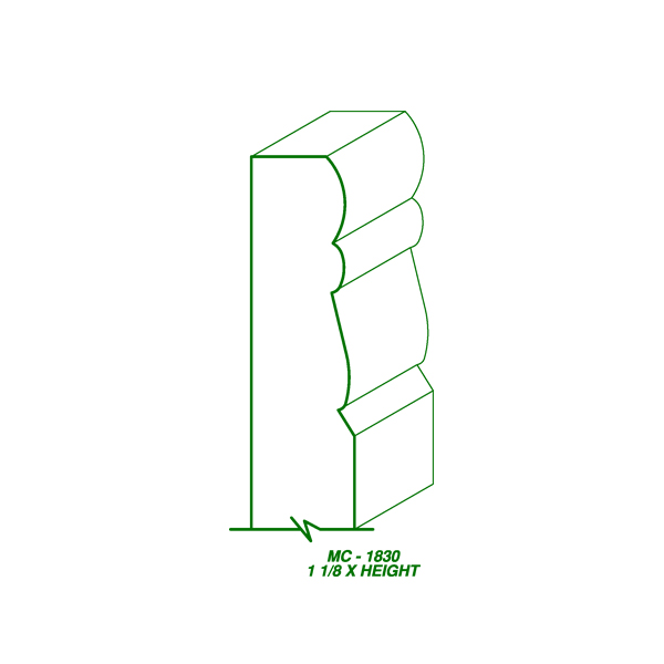 MC-1830 (1-1/8" x HEIGHT)-image