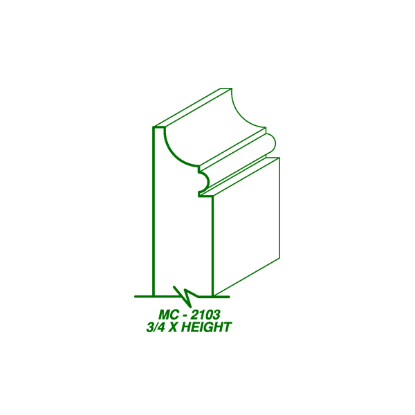 MC-2103 (3/4" x HEIGHT)-image
