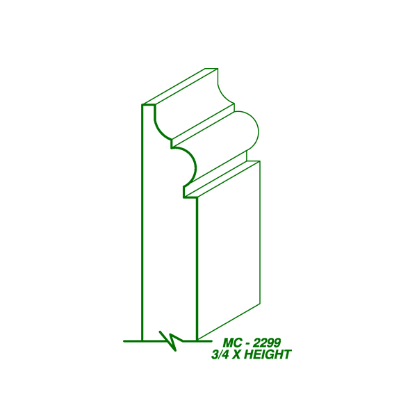 MC-2299 (3/4" x HEIGHT)-image
