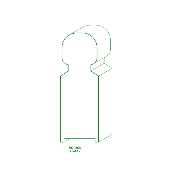 MC-3502 (2-1/2 x 7")-image