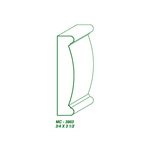 MC-3863 (3/4 x 3-1/2")-image