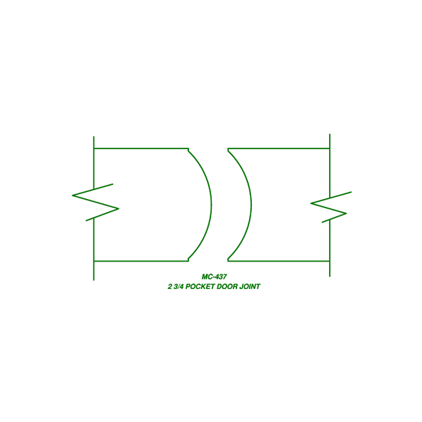 MC-437 (2-3/4" Pocket Door Joint)-image