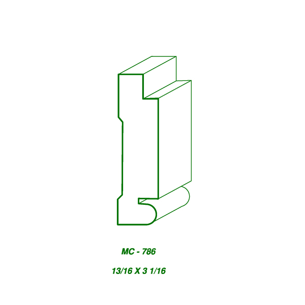 MC-786 (13/16 x 3-1/16")-image