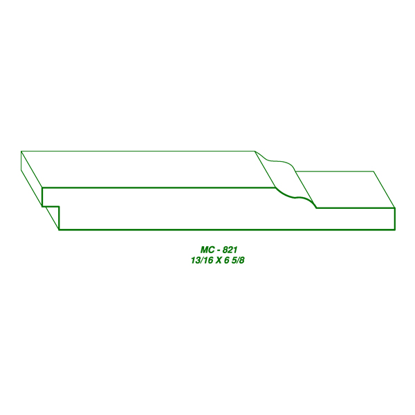 MC-821 (13/16 x 6-5/8")-image