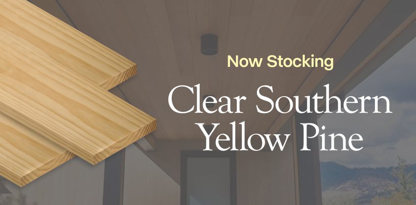 Clear Southern Yellow Pine