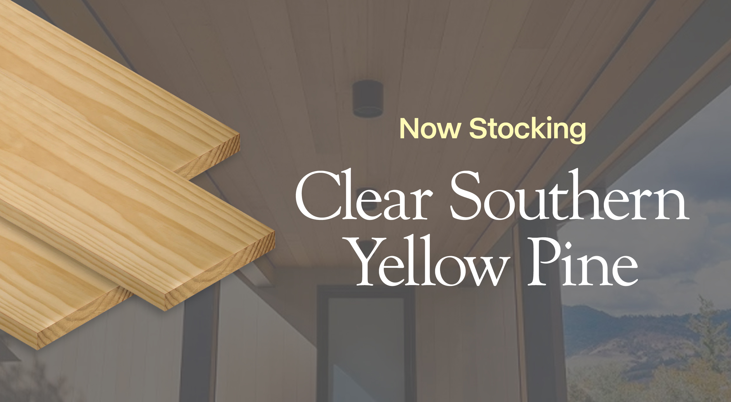 Clear Southern Yellow Pine