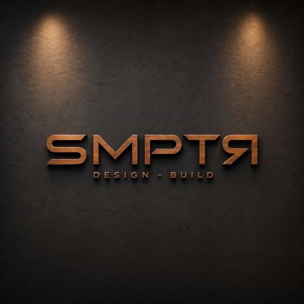 SMPTR Design & Build logo — custom cabinetry and design-build, Houston, Texas