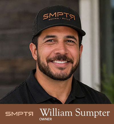 William Sumpter, owner of SMPTR Design & Build, custom cabinet maker in Houston, Texas