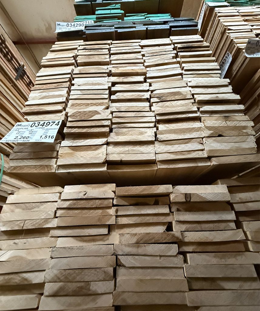 Masons Mill rough Lumber